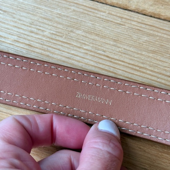Zimmerman Tan Leather Belt | Sold Out - Picture 6 of 10